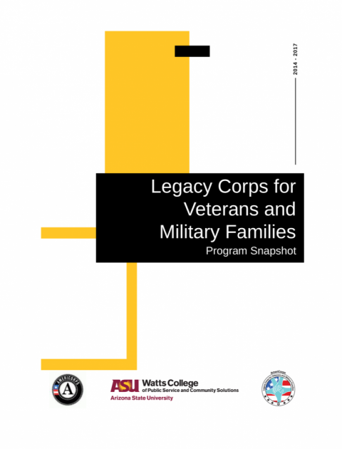 Legacy Corps for Veterans and Military Families program snapshot